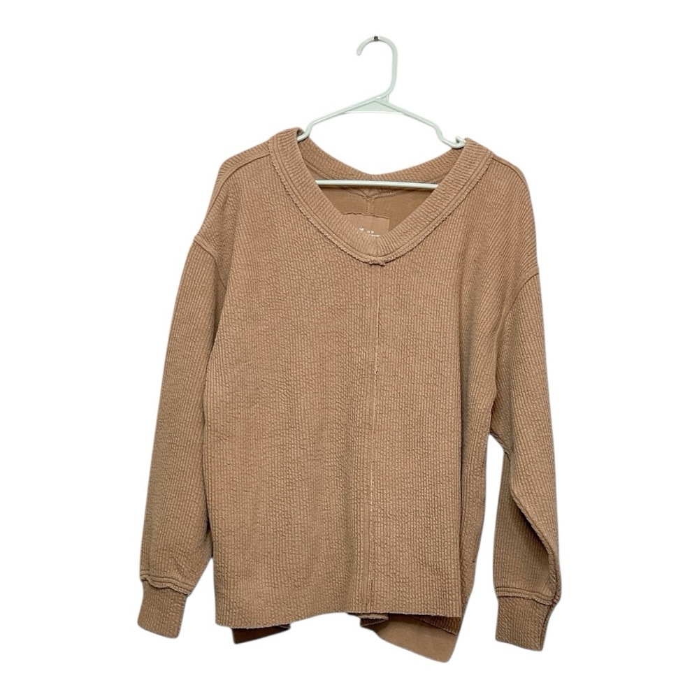 Women’s Aerie textured wonder v-neck sweater, size XS
